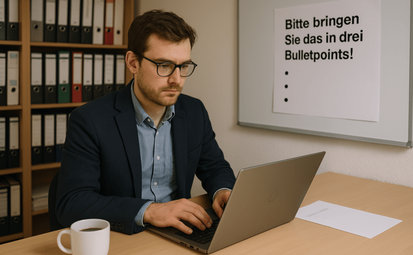 „Bitte bringen Sie das in drei Bulletpoints!“ – Alltag eines Bundestagsreferenten